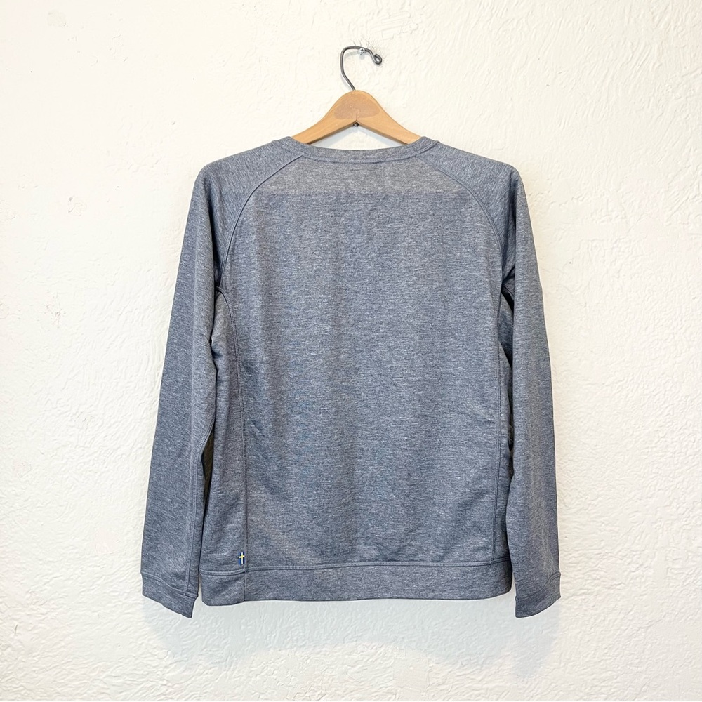 Fjallraven Pullover Top High Coast Light Sweater Gray Medium M - Picture 9 of 9
